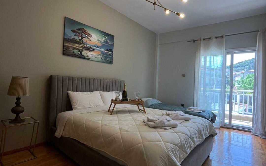 Ilios – prostorný tříložnicový apartmán s výhledem na moře